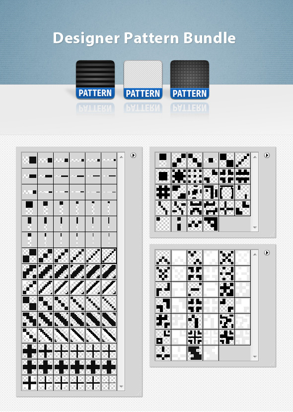 Designer Pattern Bundle - Miscellaneous Textures / Fills / Patterns
