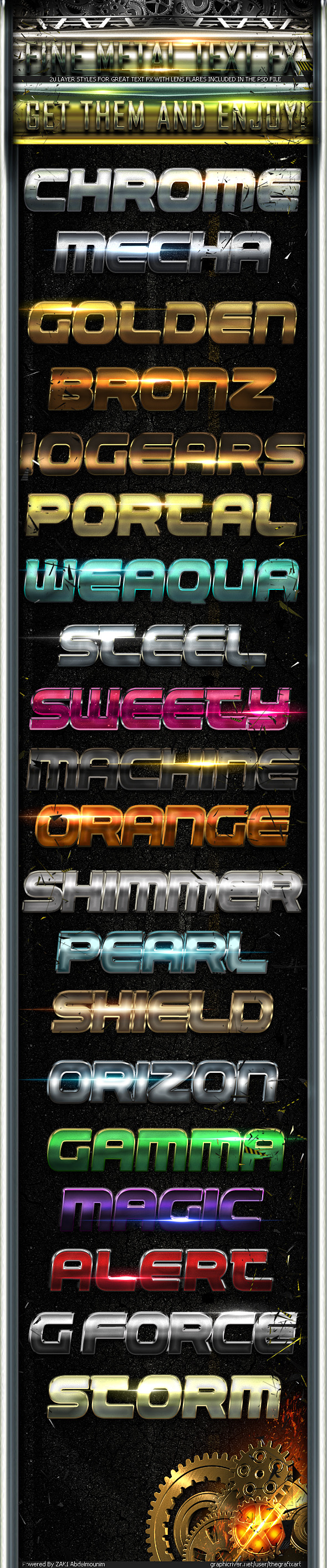 Fine Metal Text FX - Text Effects Styles