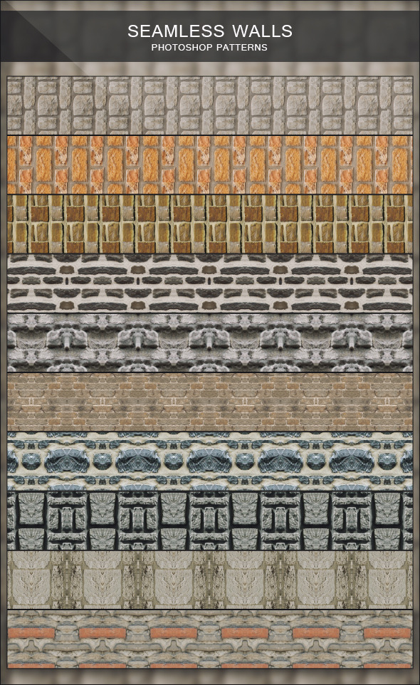 Seamless Walls - Photoshop Patterns - Urban Textures / Fills / Patterns