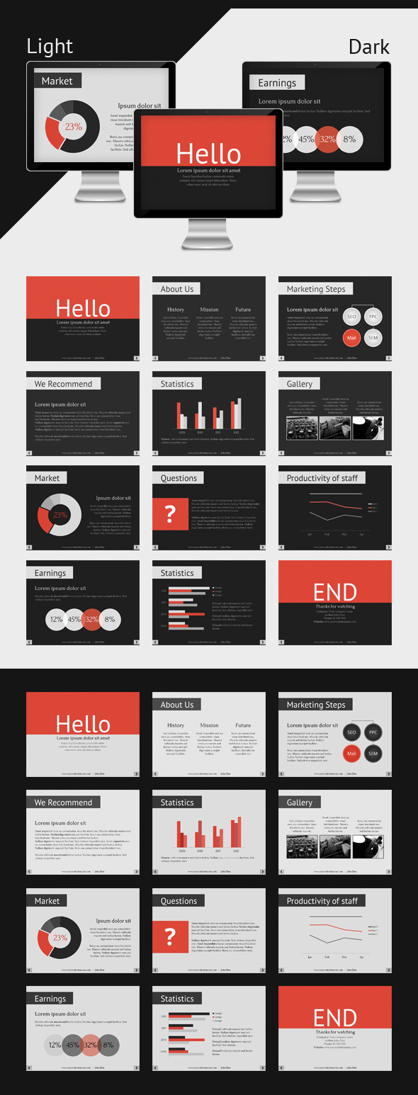 Corporate Presentation Template - Business PowerPoint Templates