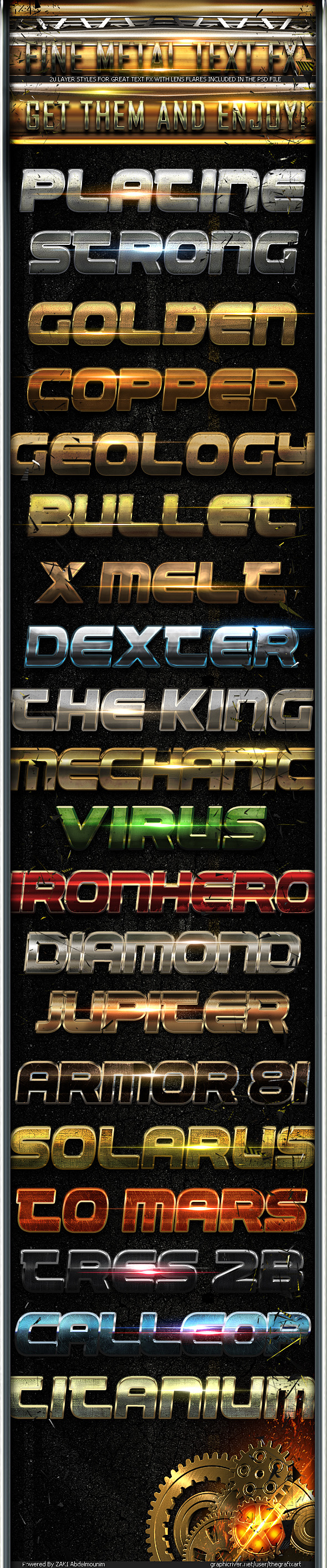 Fine Metal Text FX 2 - Text Effects Styles