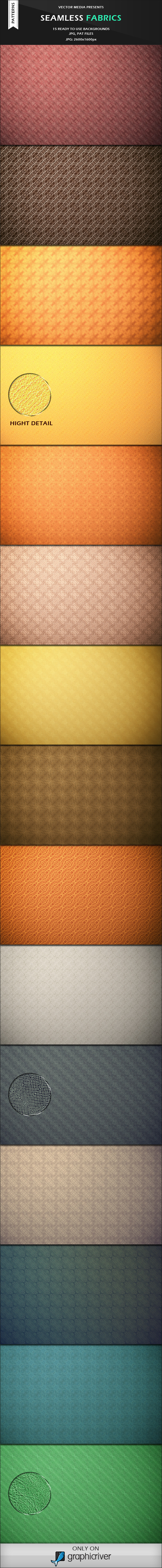 Seamless Fabrics - Photoshop Patterns - Textures / Fills / Patterns Photoshop