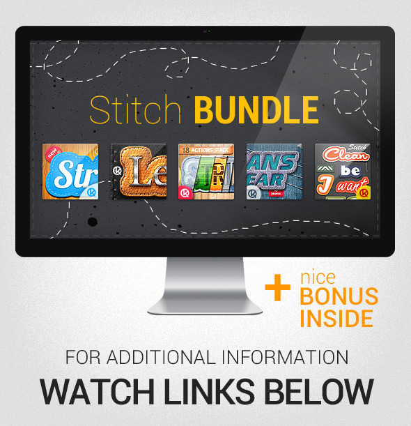 Stitch Bundle - Actions Photoshop