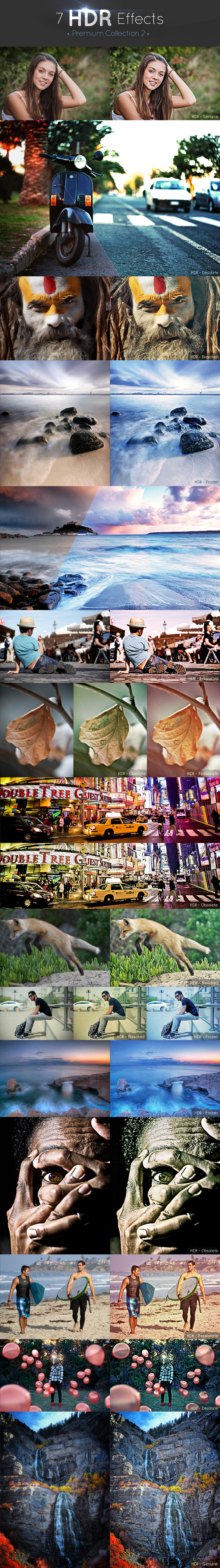 HDR Effect Collection 2 - Photo Effects Actions