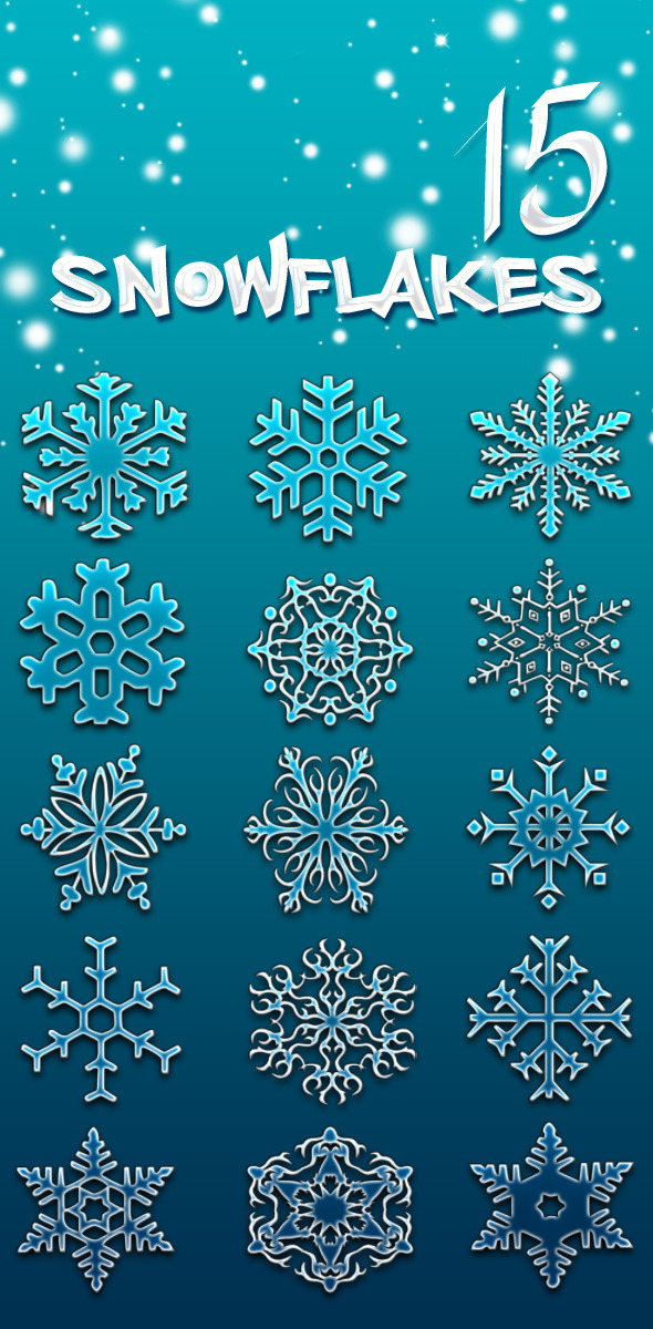 Snowflake Brushes - Miscellaneous Brushes