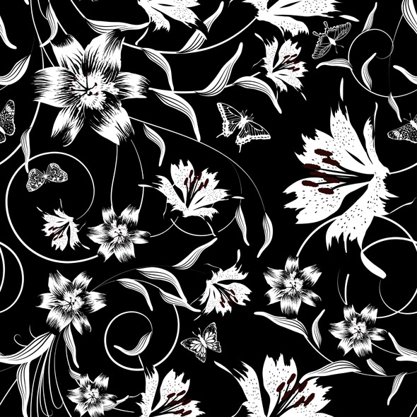 Seamless Floral Pattern - Nature Textures / Fills / Patterns