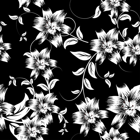 Seamless Floral Pattern - Nature Textures / Fills / Patterns