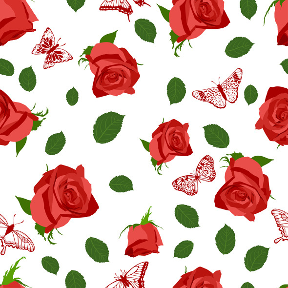 Seamless Floral Pattern - Nature Textures / Fills / Patterns