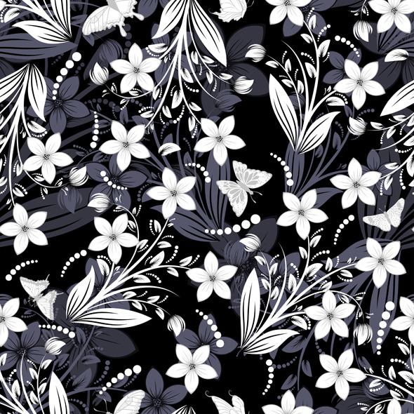 Seamless Floral Pattern - Nature Textures / Fills / Patterns