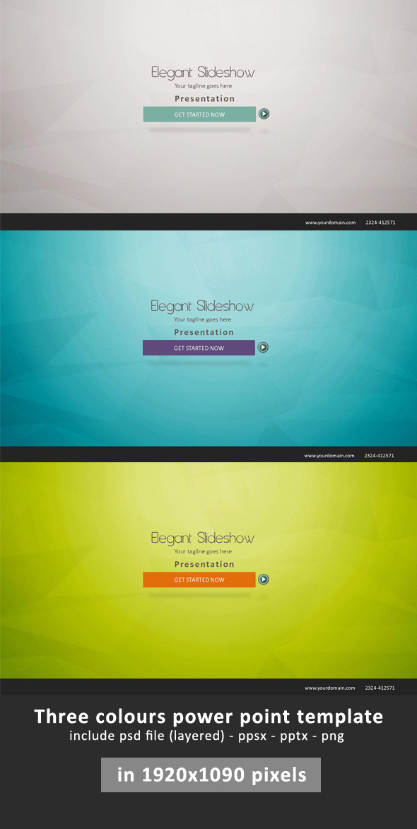 Elegant Presentation Power Point - Business PowerPoint Templates