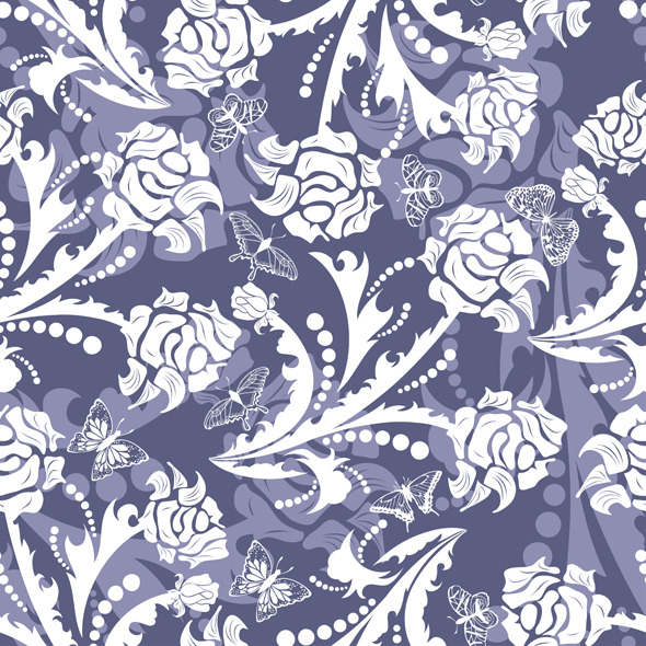 Seamless Floral Pattern - Nature Textures / Fills / Patterns