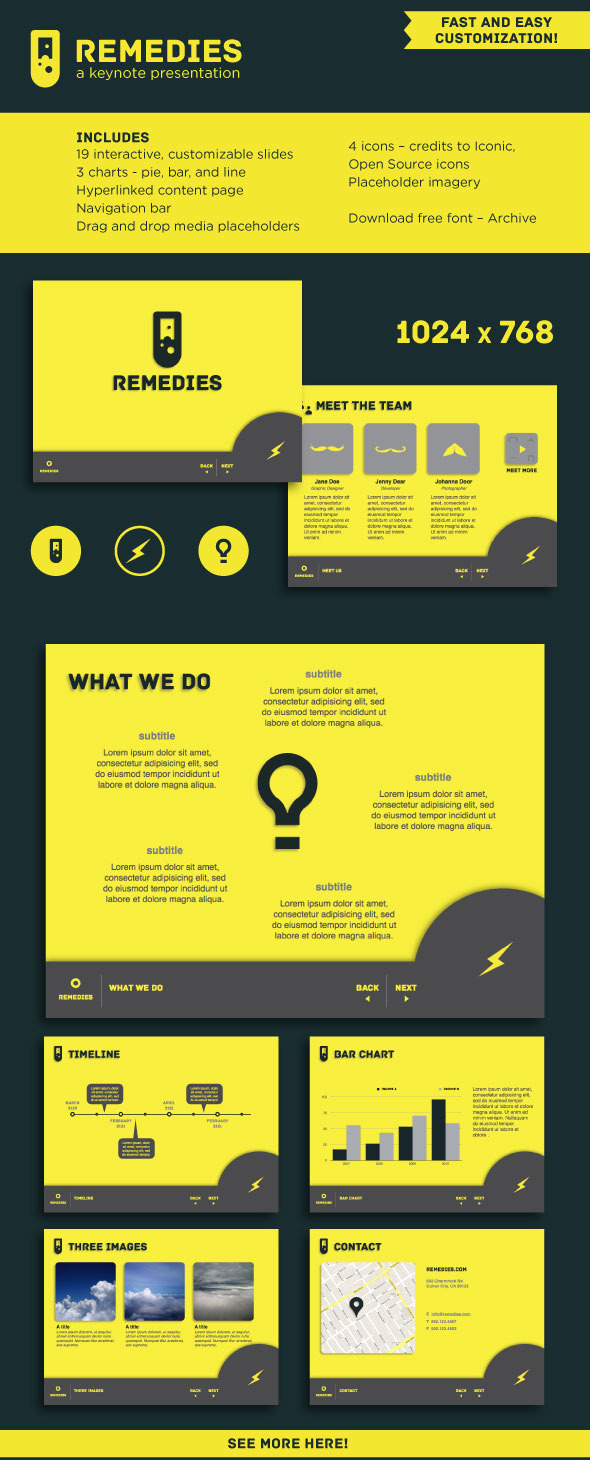 Remedies - A Keynote Template - Keynote Templates Presentation Templates