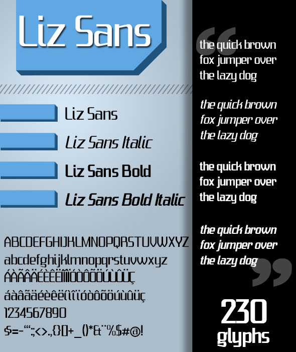 Liz Sans - Sans-Serif Fonts
