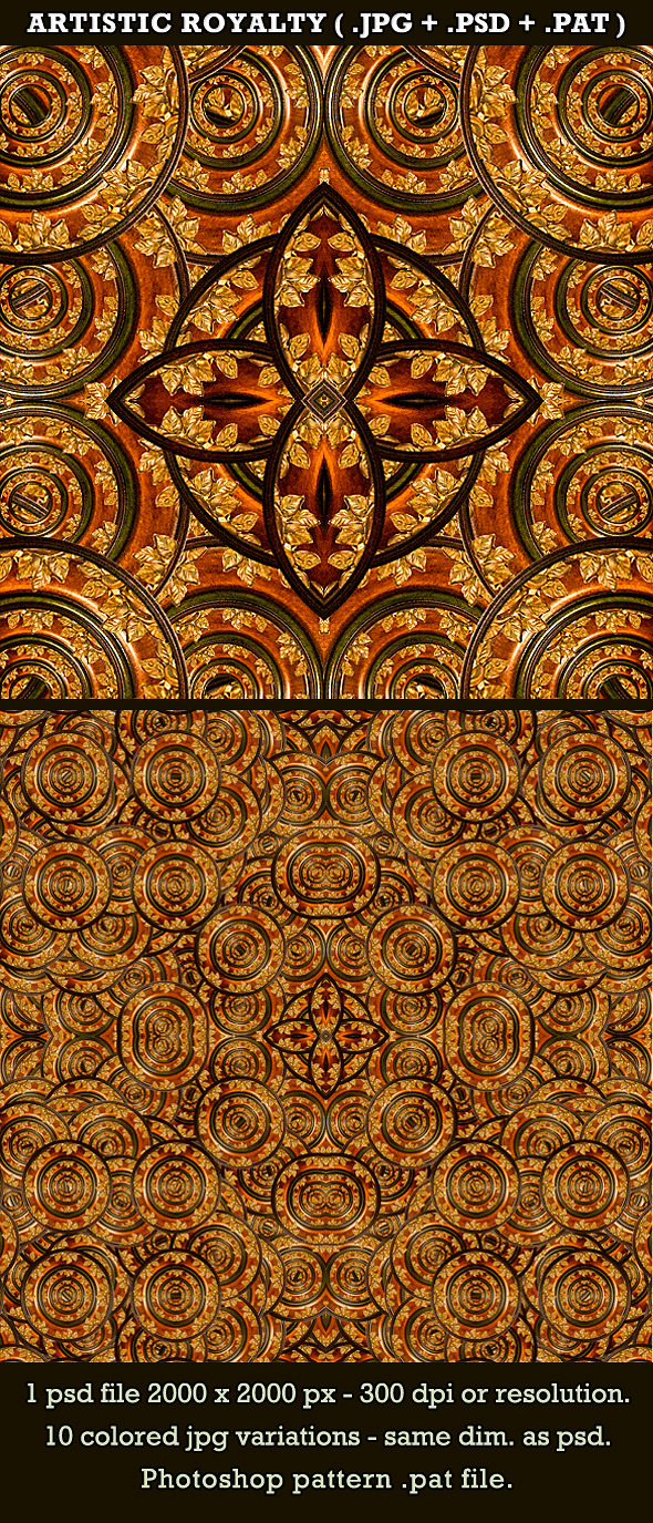 Artistic Royalty Background&Pattern - Artistic Textures / Fills / Patterns