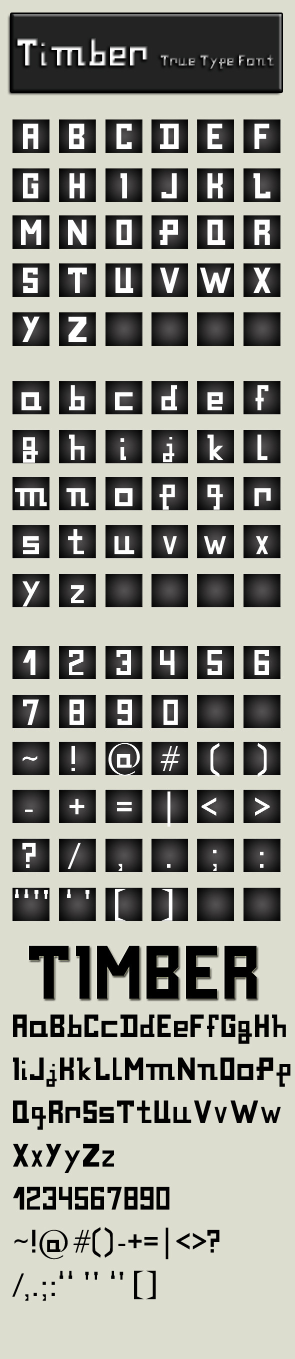 Timber - Sans-Serif Fonts