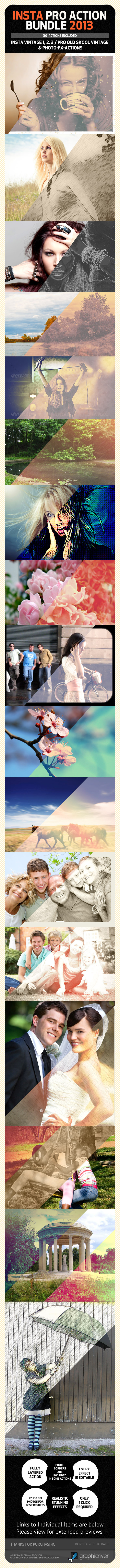 INSTA PRO Premium Action Bundle 2013 - Photo Effects Actions