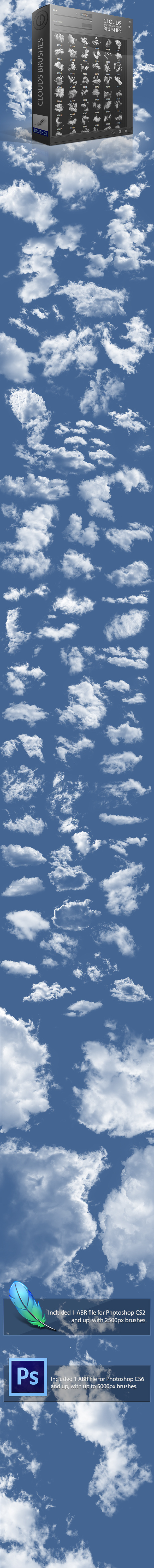 Clouds Brushes 2,0 - Brushes Photoshop