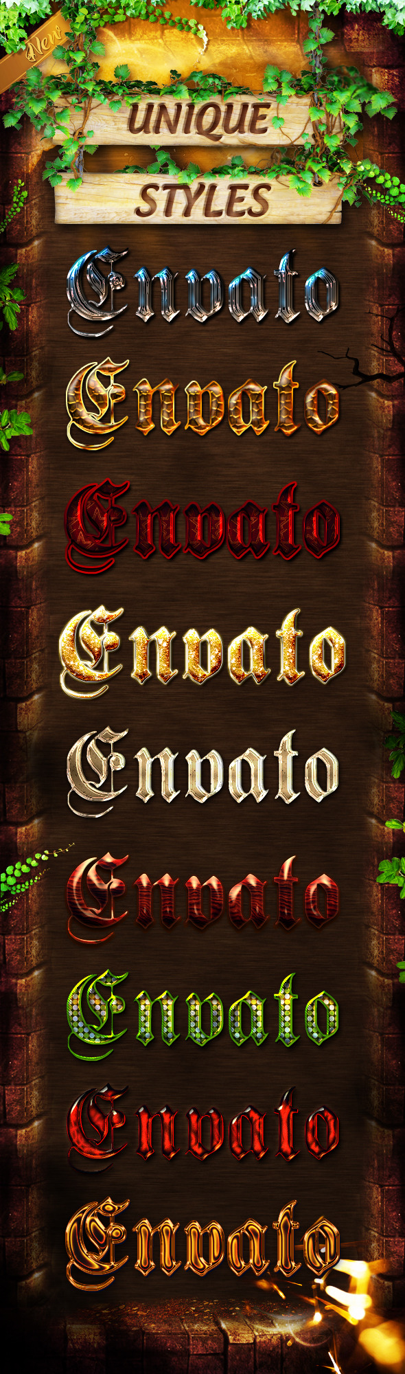Unique Styles - Text Effects Styles