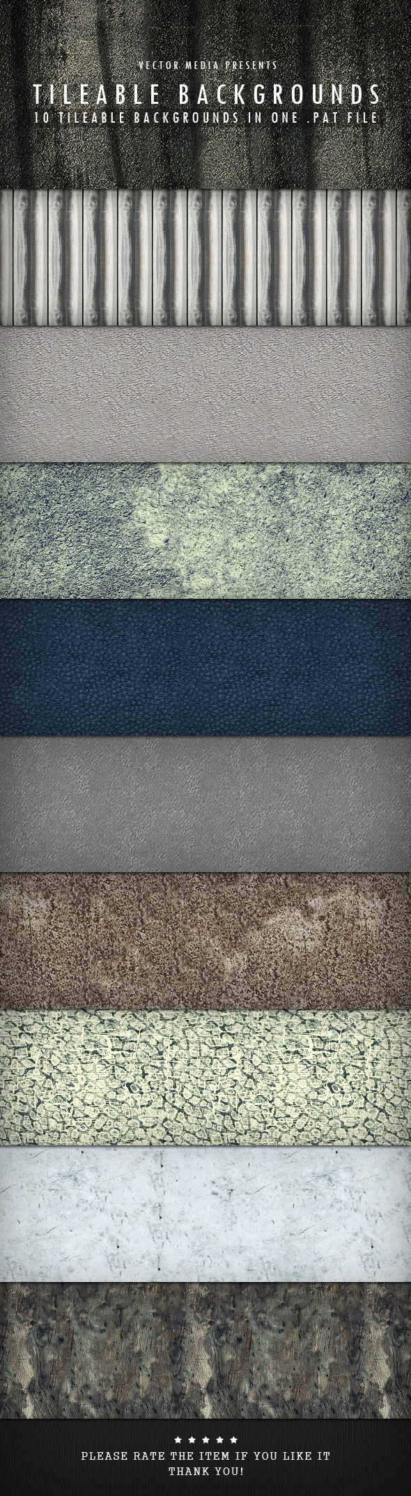 Tileable Backgrounds - Miscellaneous Textures / Fills / Patterns