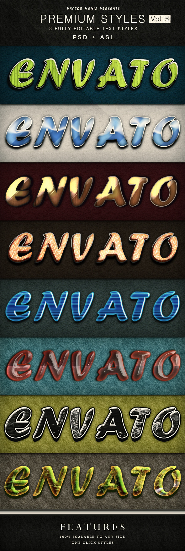 Premium Text Styles - Vol.5 - Text Effects Styles