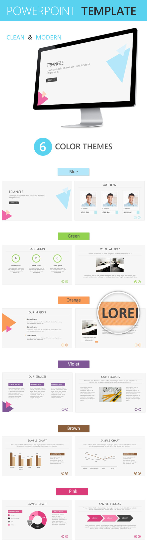 Triangle Powerpoint Template - Presentation Templates