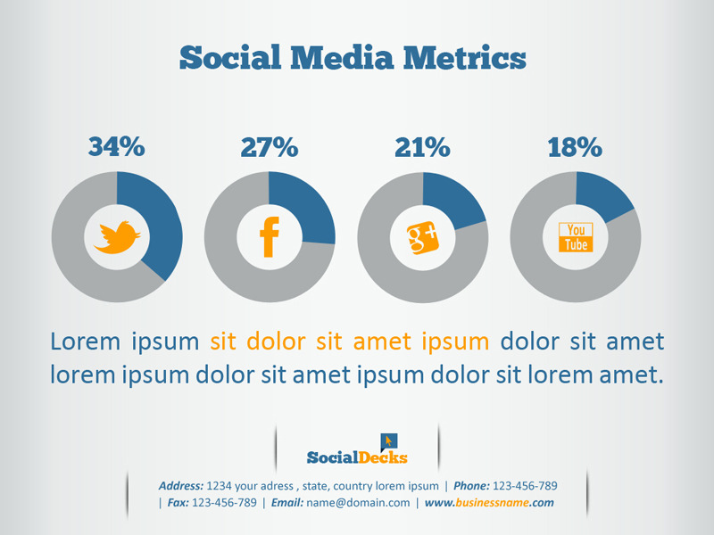 social media ppt template