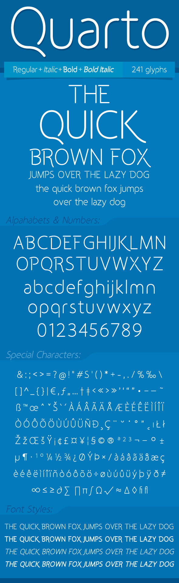 Quarto Font - Fonts