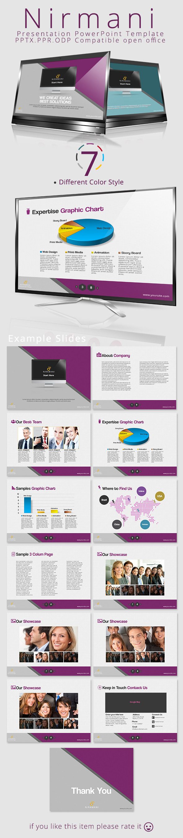 Niramani Powerpoint Presentation Template - Presentation Templates
