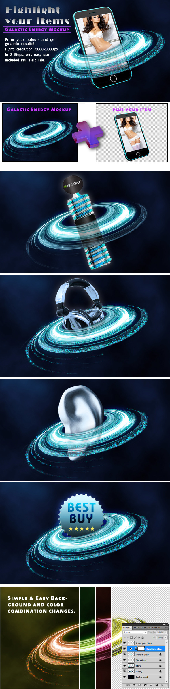 Galaxy Energy Mockup - Utilities Actions