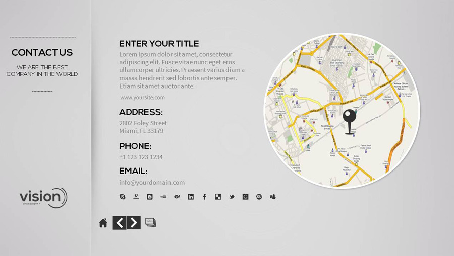 vision powerpoint presentation template by creativology graphicriver