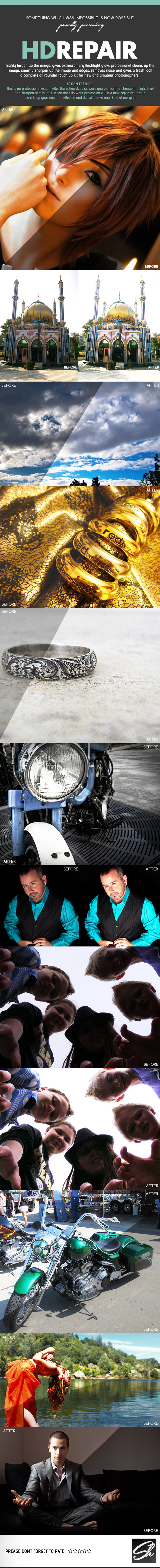 Pro HD Repair Kit - Photo Effects Actions