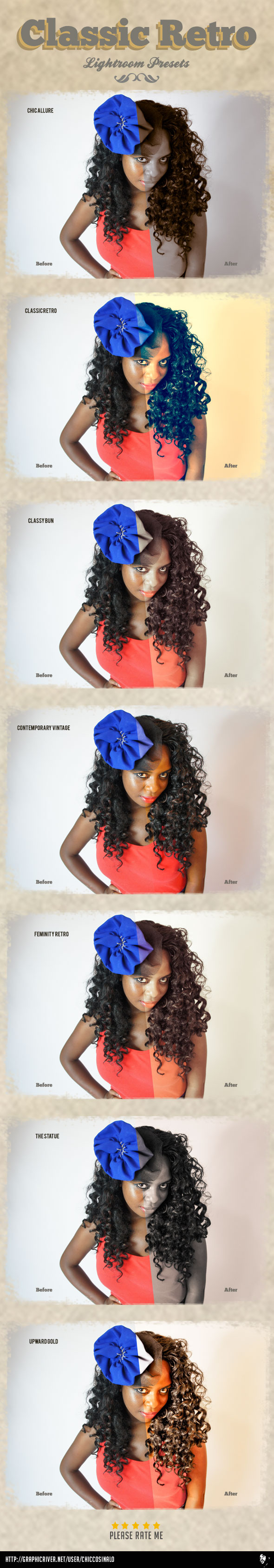 Classic Retro Presets - Vintage Lightroom Presets