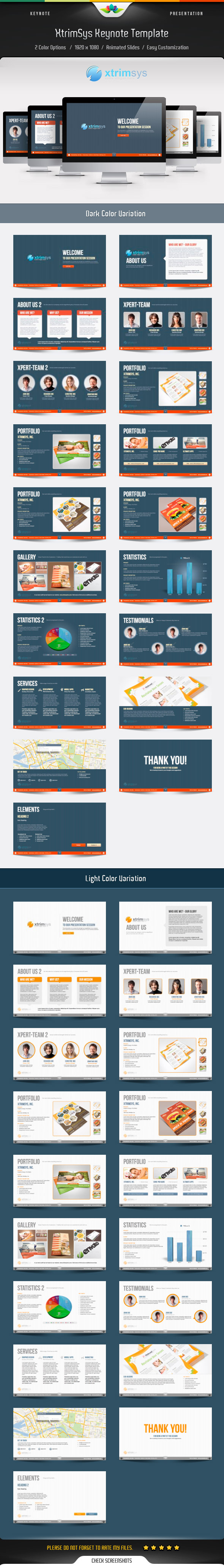 Xtrimsys Keynote Template - Presentation Templates