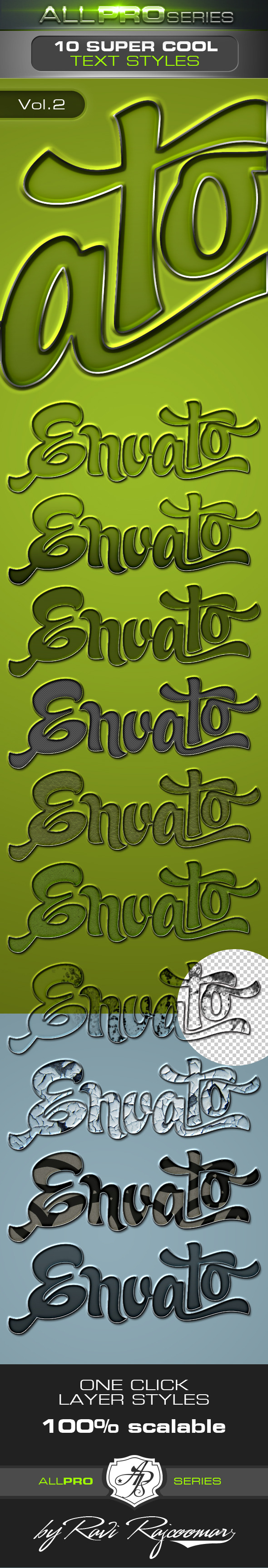 Super Cool Text Styles Vol.2 - Text Effects Actions