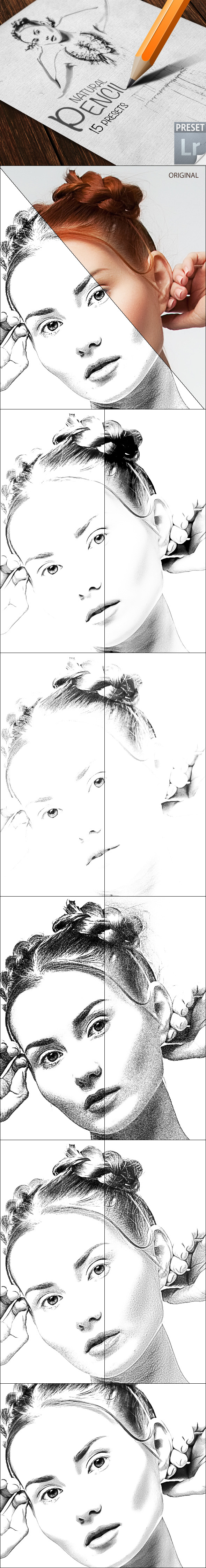 Natural Pencil (Lightroom Presets) - Black and white Lightroom Presets