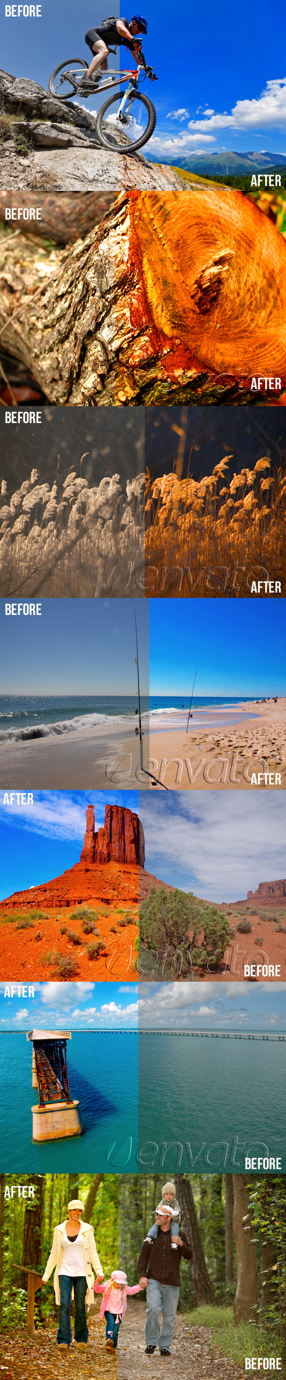 Photoshop Color Enhance Actions - Photo Effects Actions