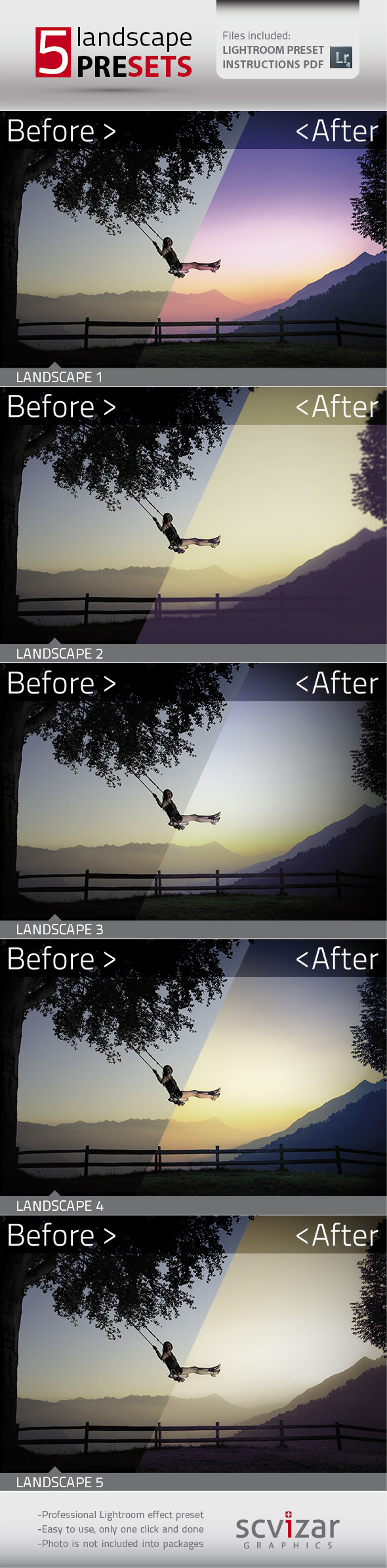 Landscape Presets - Landscape Lightroom Presets