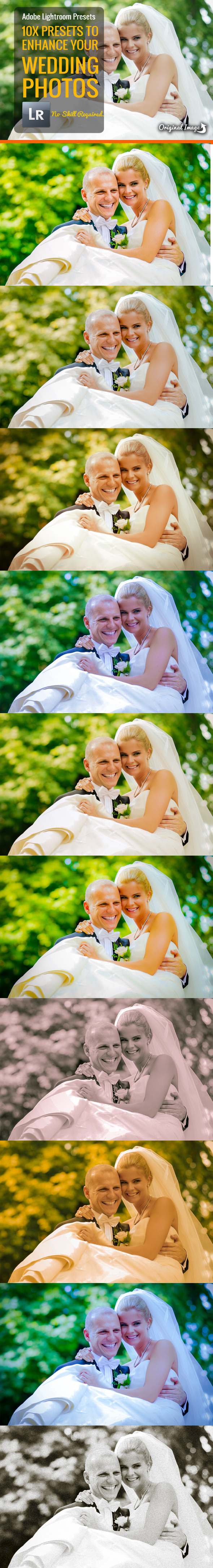 Wedding Photo Presets - Wedding Lightroom Presets