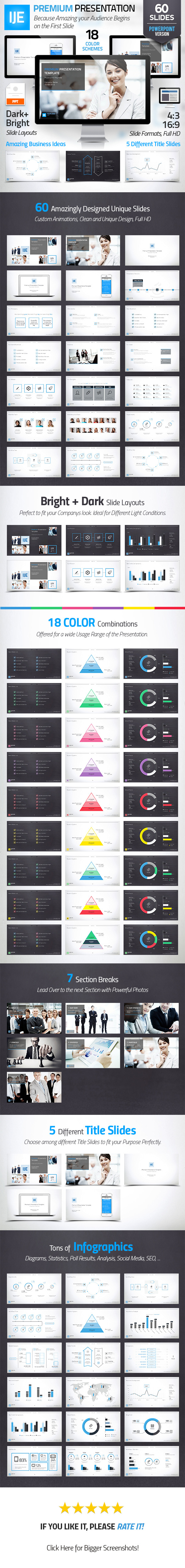 IJE - Premium Presentation Template - Presentation Templates