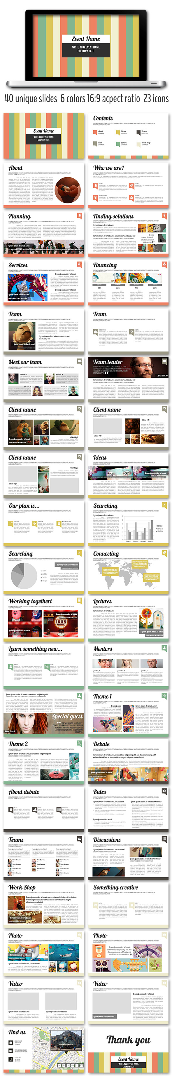 Event Presentation - Presentation Templates