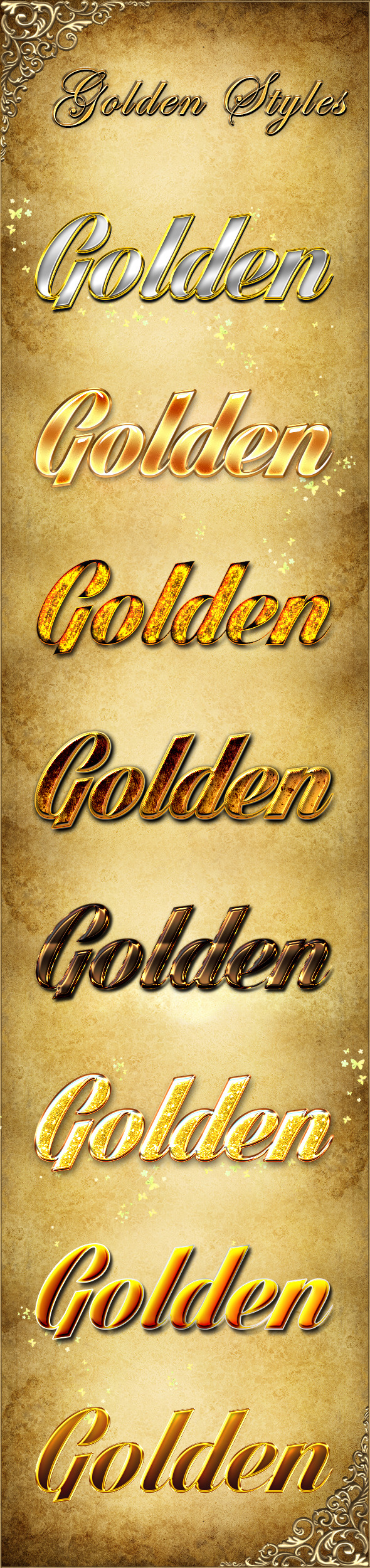 Golden Styles - Text Effects Styles