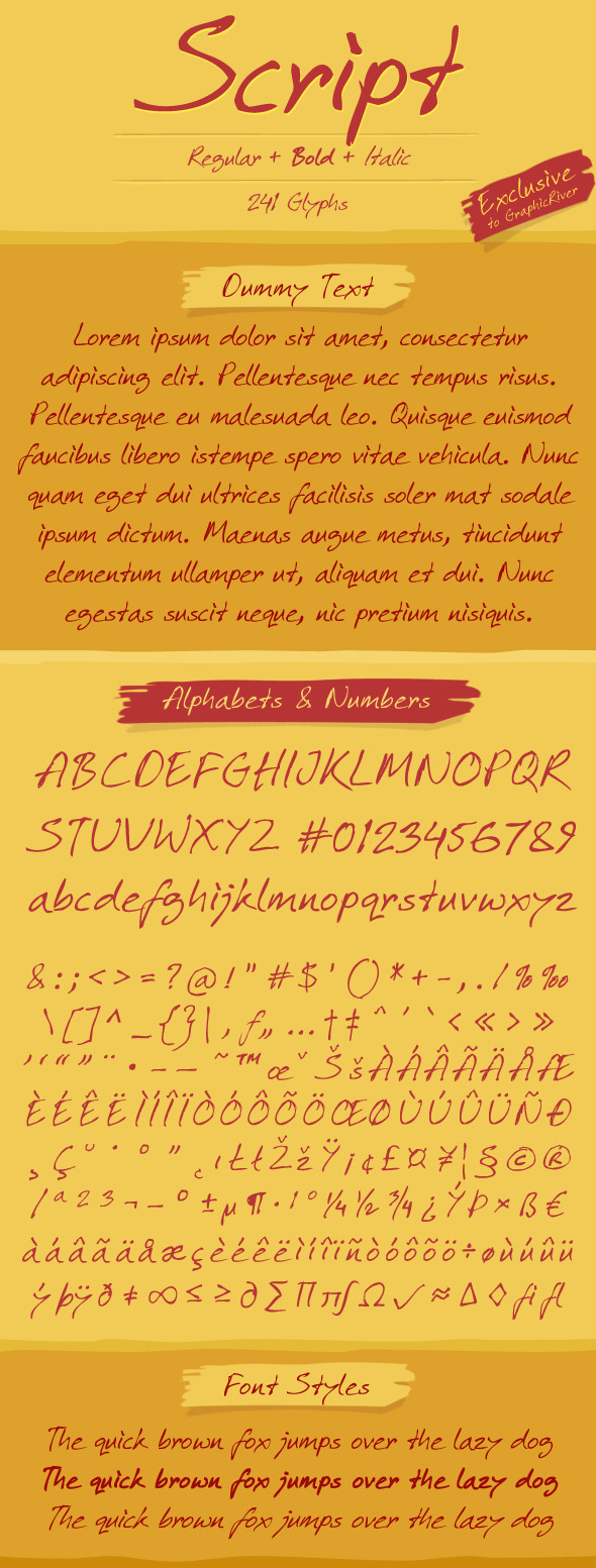 Script Font - Fonts