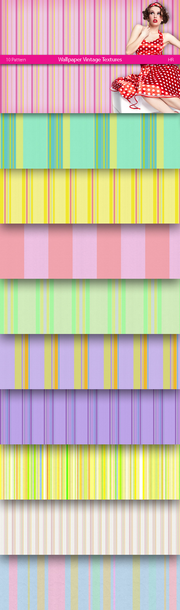 Wallpaper Vintage Patterns - Artistic Textures / Fills / Patterns