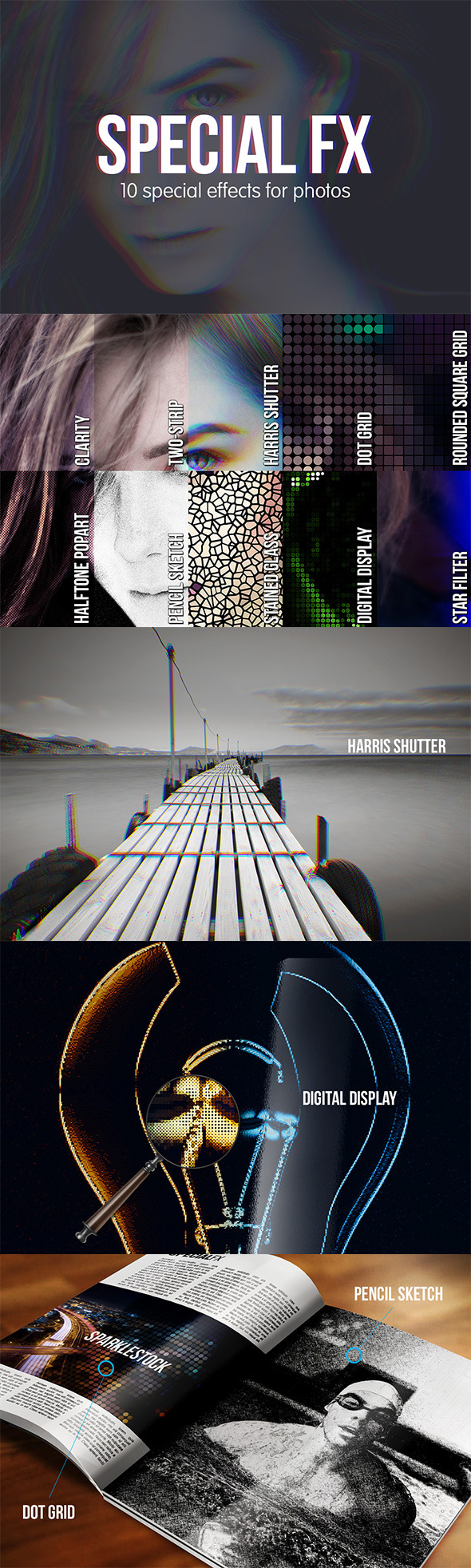 10 Special FX for Photos - Photo Effects Actions