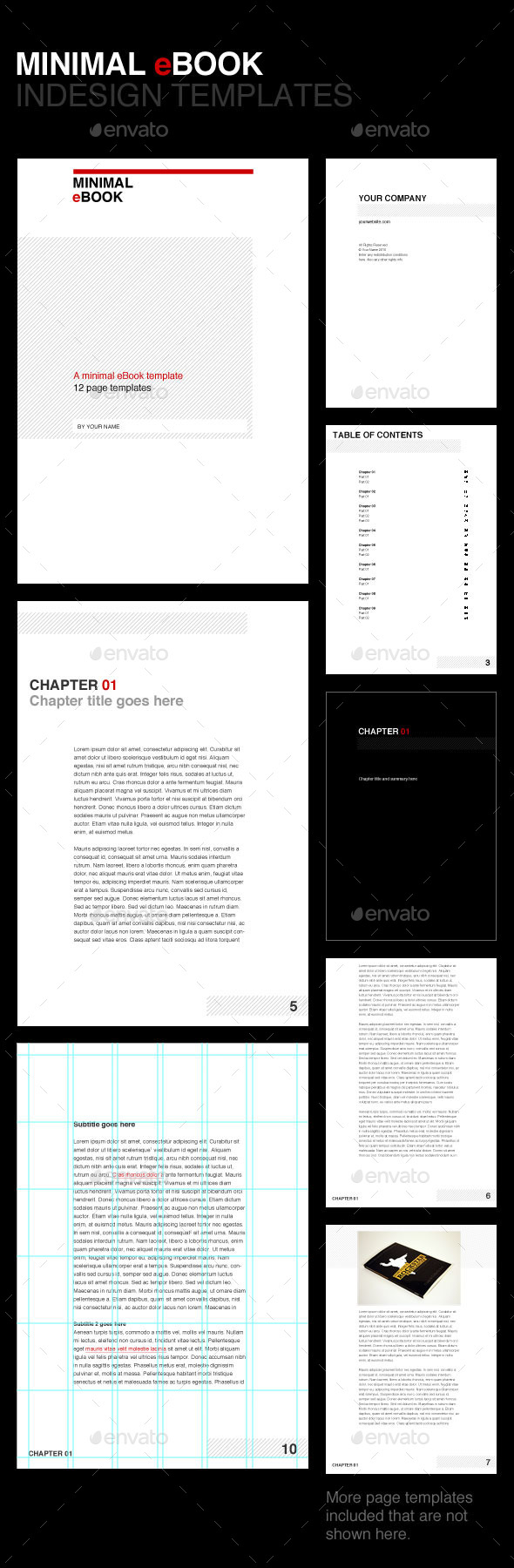 Minimal Ebook Template By Cardeo Graphicriver