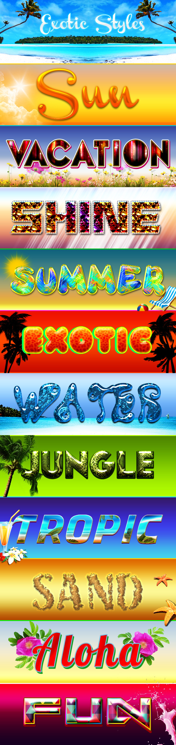 Exotic Styles - Text Effects Styles