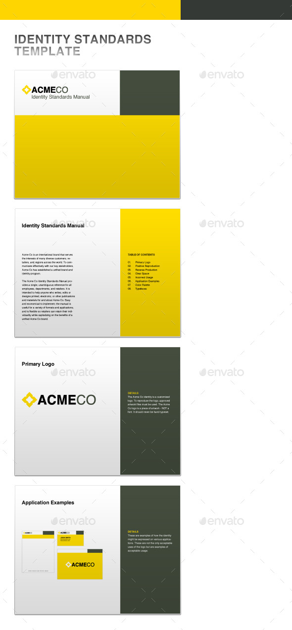 Identity Standards Guide Template