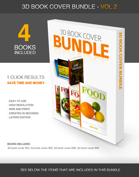 3D Book Cover vol.2 - Bundle - Utilities Actions