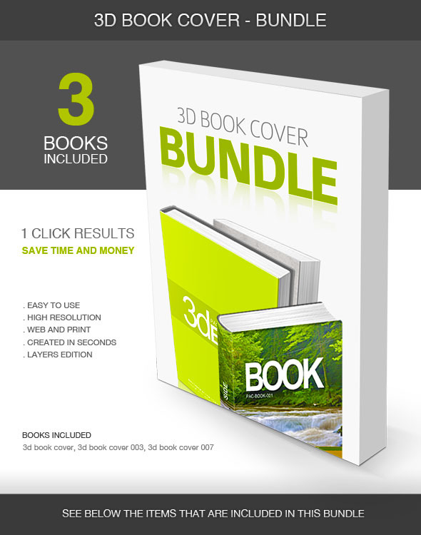 3D Book Cover - Bundle