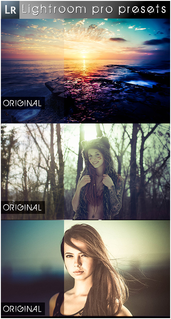 6 Random Pro Presets - Lightroom Presets Add-ons